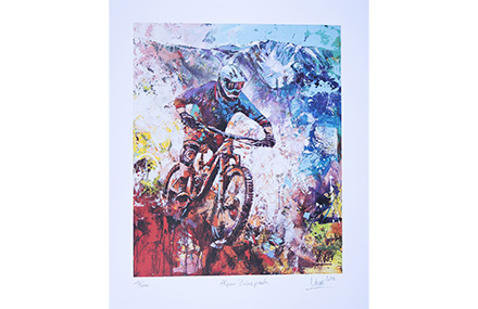 Kunstdruck Alpenbikepark