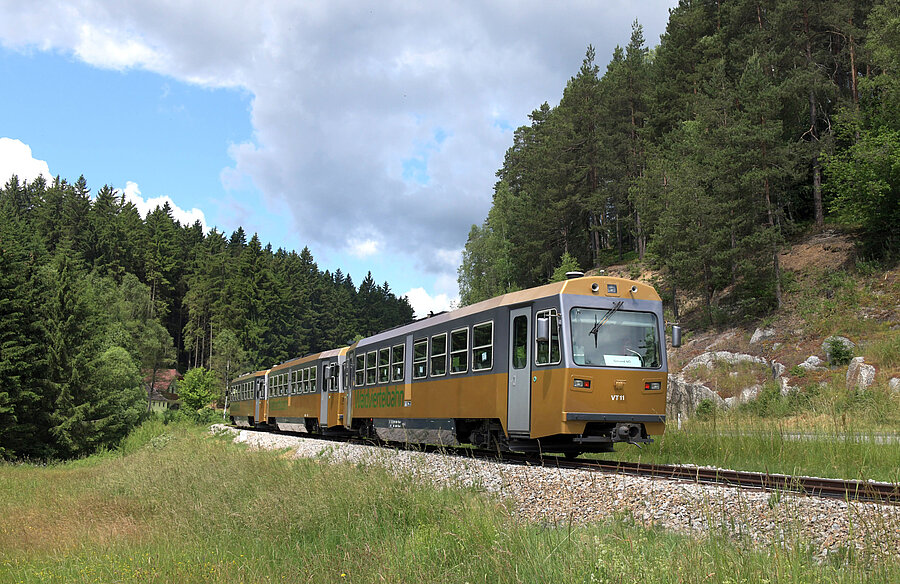 Goldener Dieseltriebwagen | Gmünd - Groß Gerungs