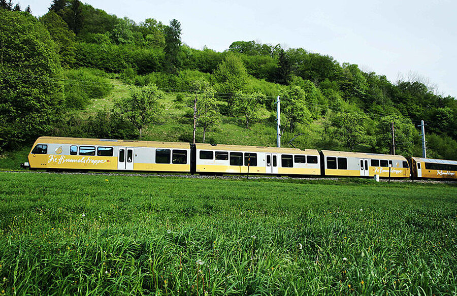 Himmelstreppe vor der Wiese