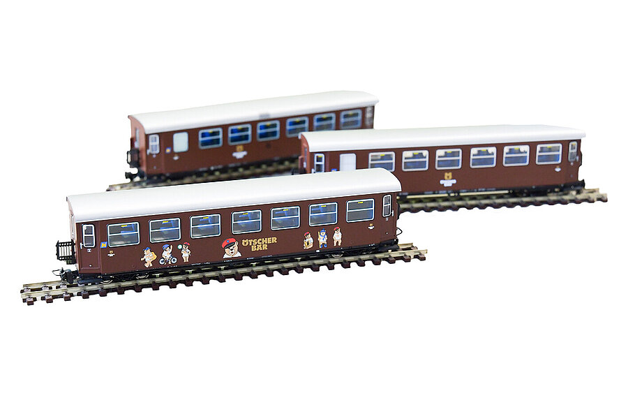 3er Set Personenzug „Ötscherbär“