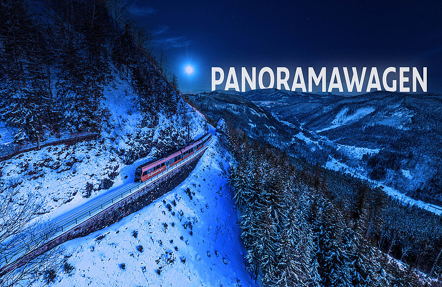 Mondscheinfahrt im Panoramawagen