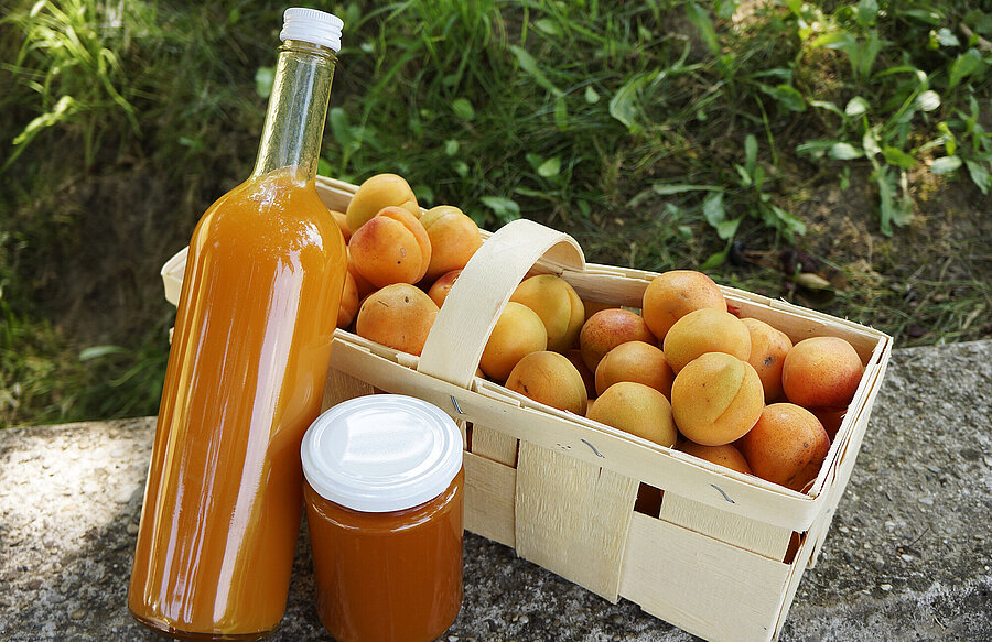 Marillenprodukte Marillenkirtag in Spitz