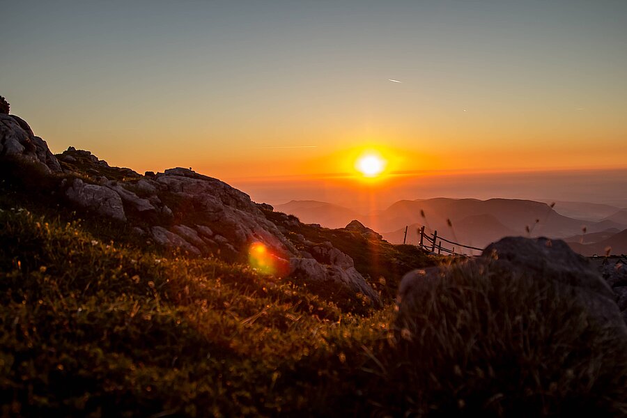 Sonnenaufgang am Schneeberg