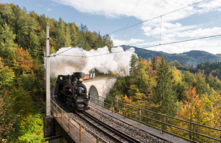 Dampfzug 2. Klasse Schmalspurtage