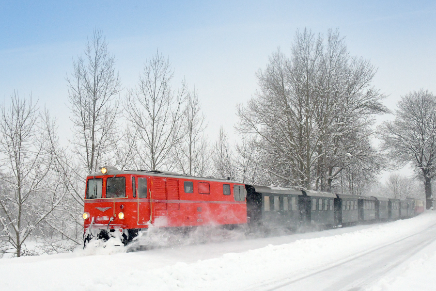 Christkindlzug auf der Waldviertelbahn